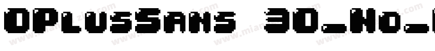 OPlusSans 30_No_Designer Regular字体转换